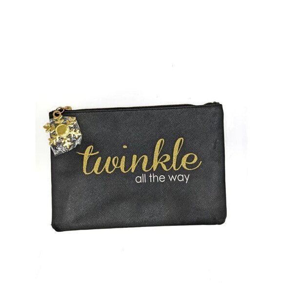 TWINKLE All The Way Festive Holiday Clutch Cosmetic Bag - Picture 1 of 6